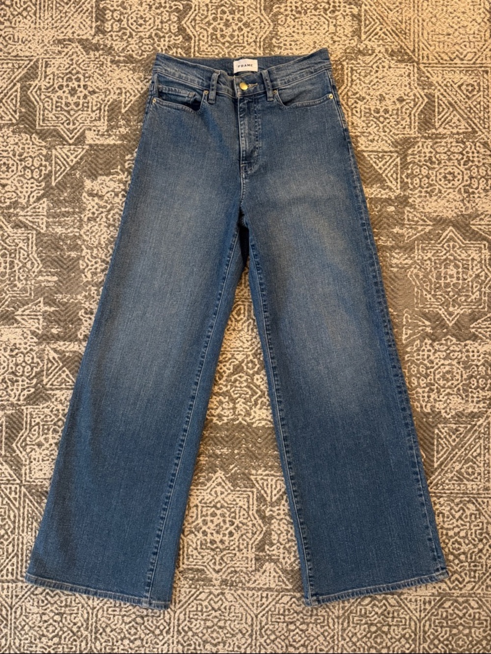 FRAME wide leg women’s jeans - Picture 2 of 7